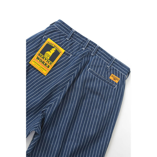 Service Works Unisex σορτς Pinstripe Denim Part Timer Shorts